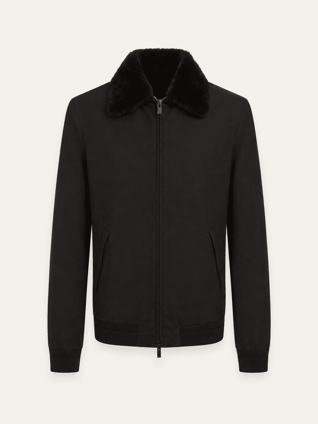 KITON, Куртки, Кашемировый бомбер с подкладкой из меха ласки