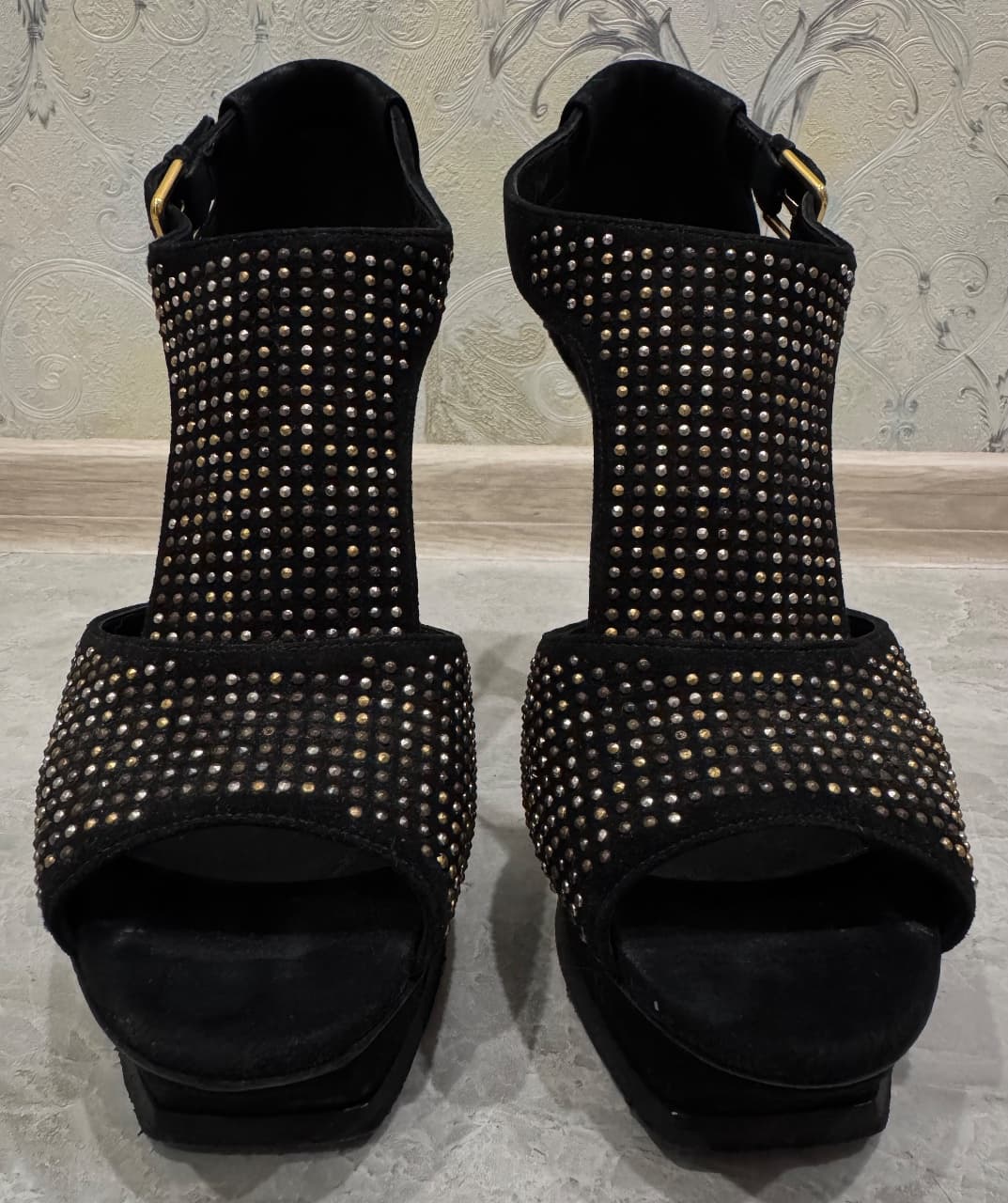 YVES SAINT LAURENT, Босоножки, Босоножки на платформе YVES SAINT LAURENT, размер 39, фото 4