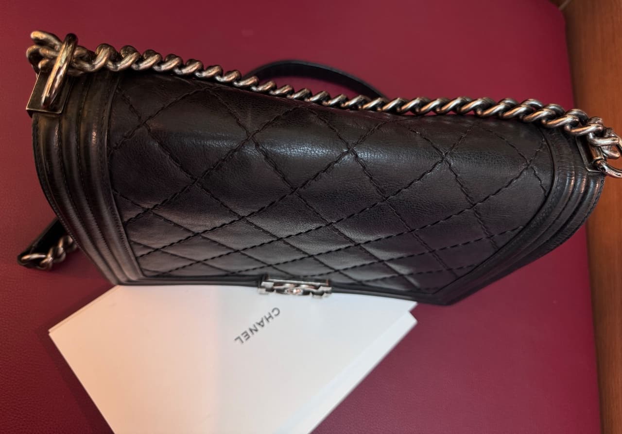 CHANEL, Клатчи и вечерние сумки, Сумка женская CHANEL BOY, фото 5