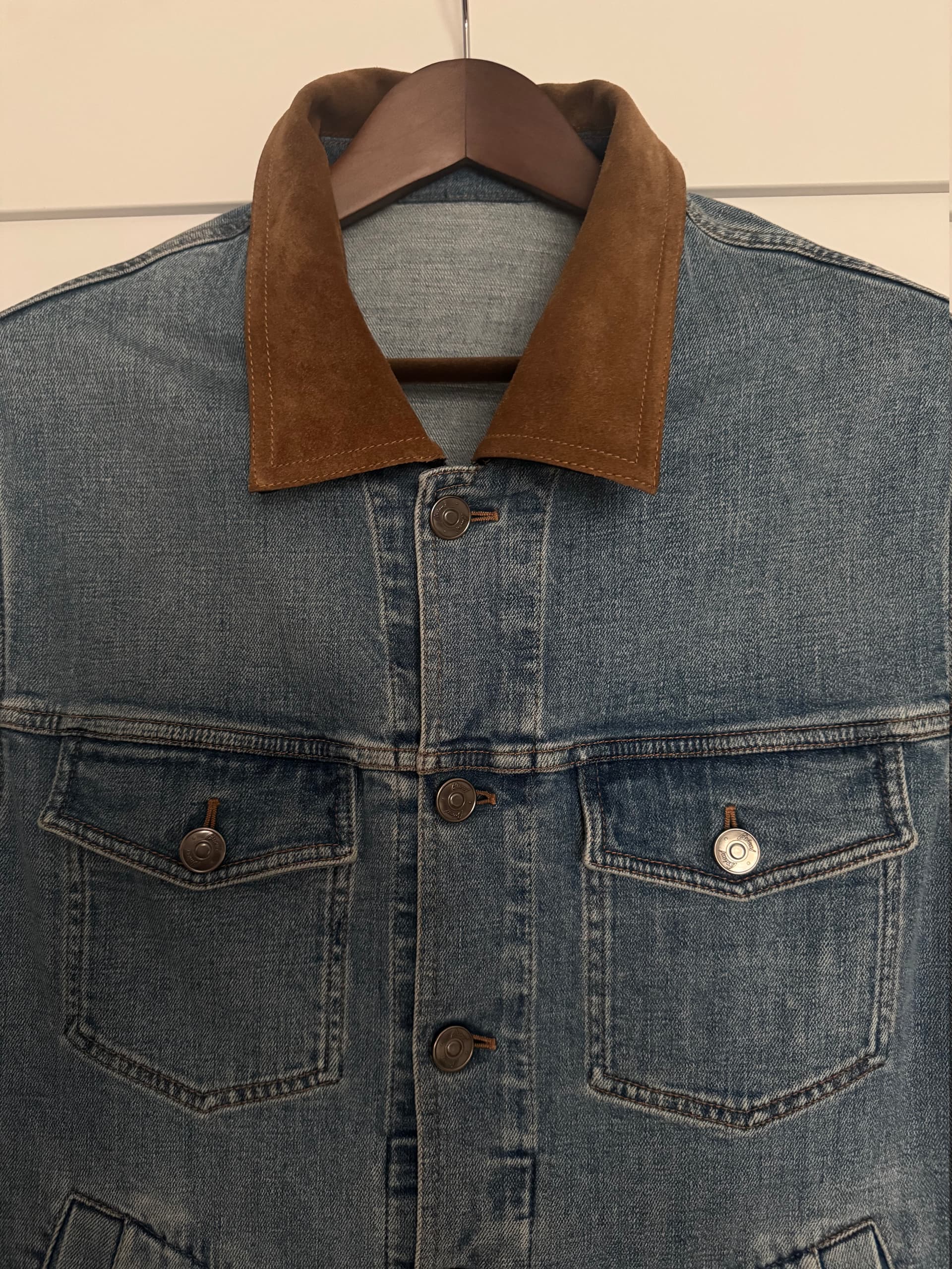 BRIONI, Джинсовые куртки, Мужская куртка Brioni, размер L, фото 3