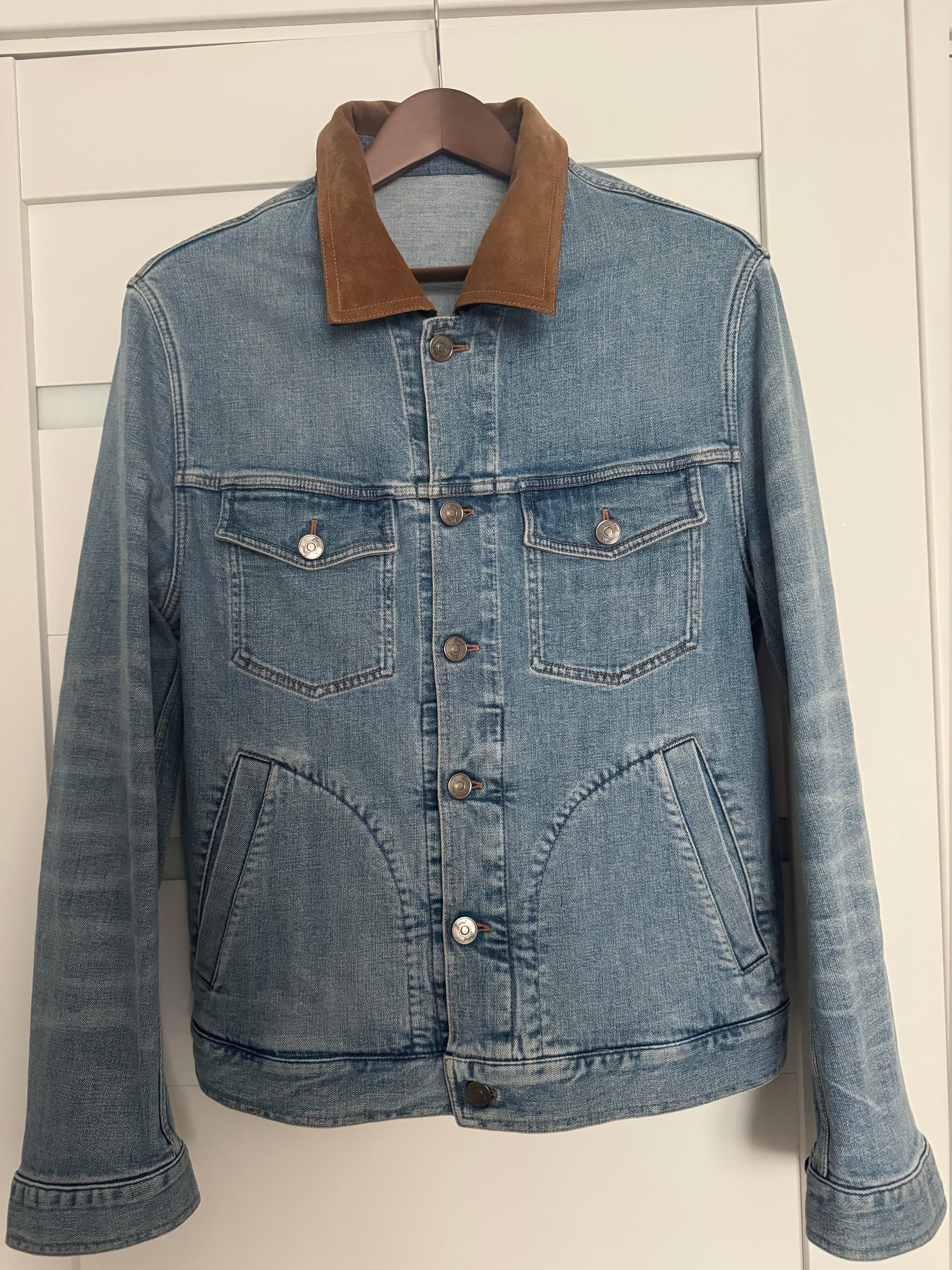 BRIONI, Джинсовые куртки, Мужская куртка Brioni, размер L, фото 2