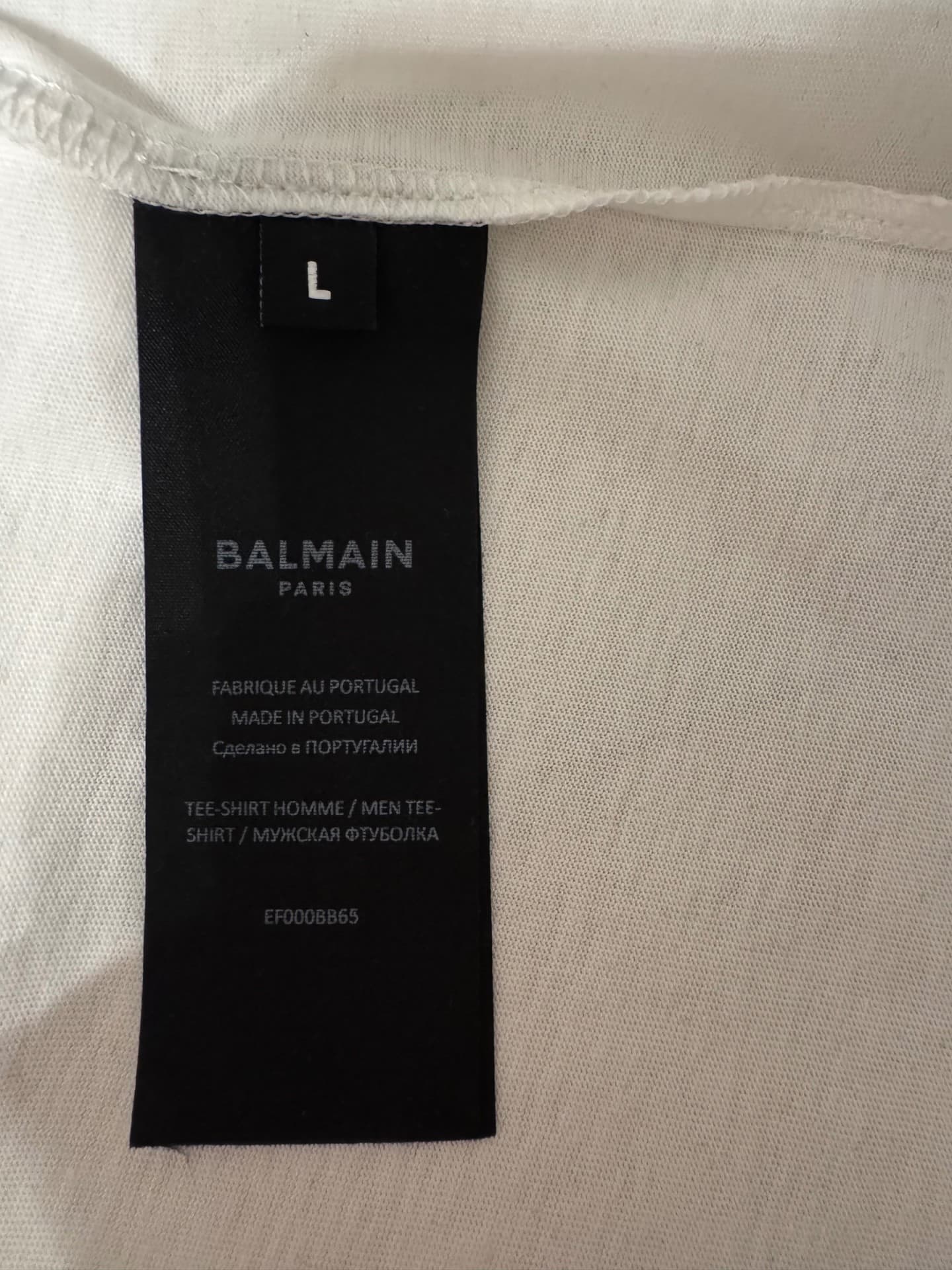Balmain, Майки и футболки, Футболка мужская Balmain, размер L, фото 7