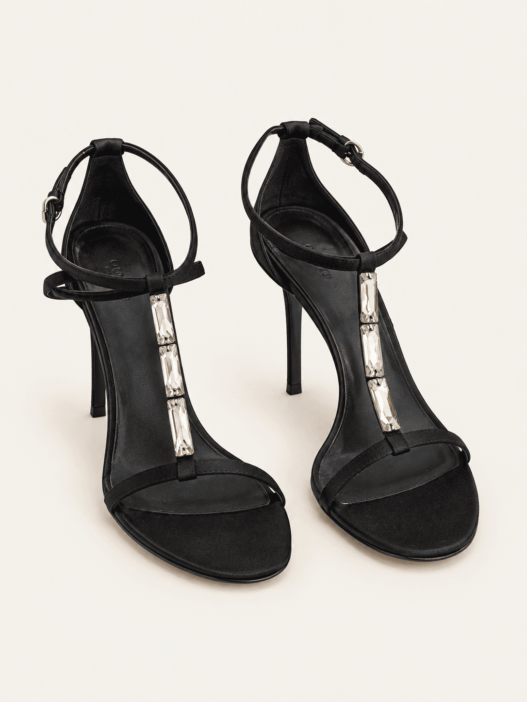 GUCCI, Туфли, Чёрные босоножки, фото 1