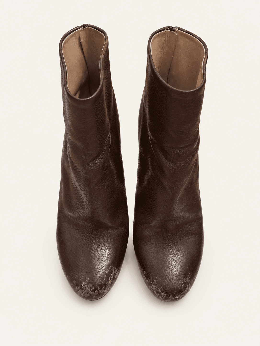 MAISON MARTIN MARGIELA, Ботильоны, Коричневые ботильоны, фото 1