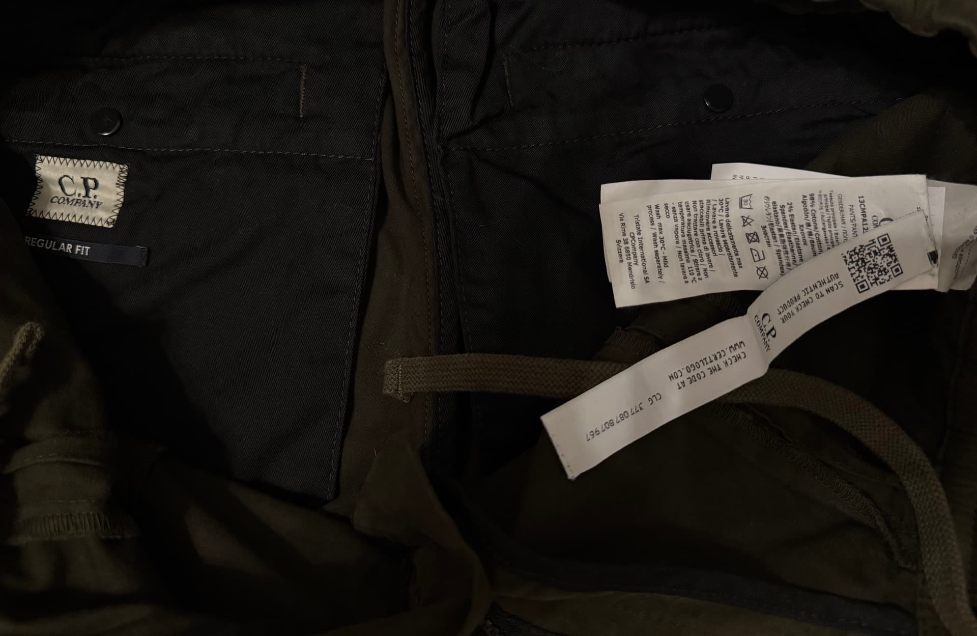 CP COMPANY, Повседневные брюки, Брюки мужские Cp Company, размер 46, фото 7