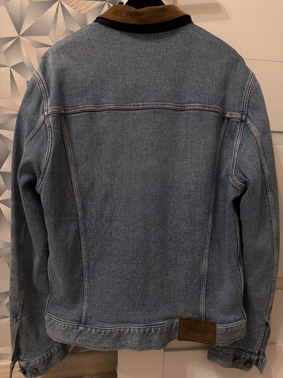 BRIONI, Джинсовые куртки, Мужская куртка Brioni, размер L, фото 6
