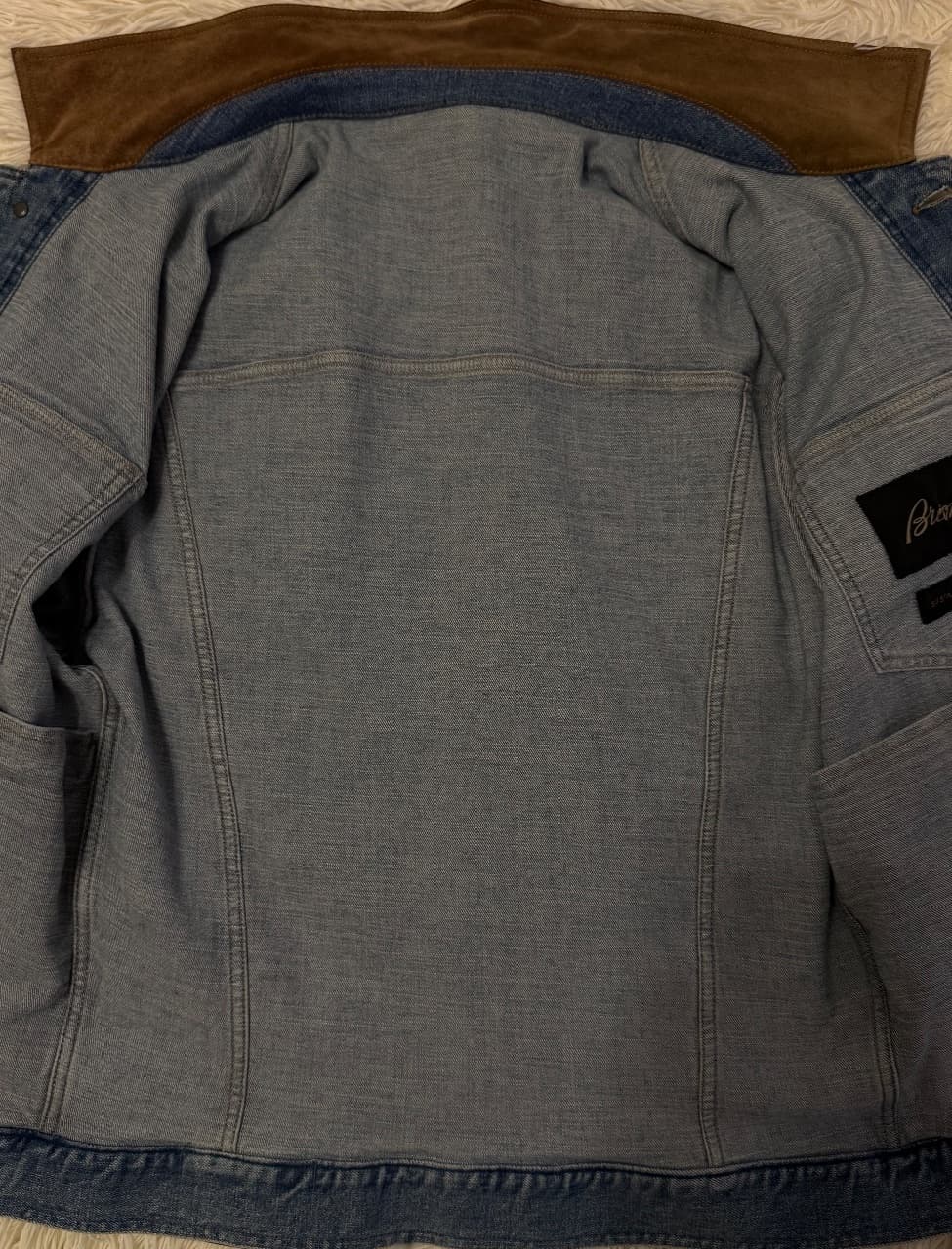 BRIONI, Джинсовые куртки, Мужская куртка Brioni, размер L, фото 10
