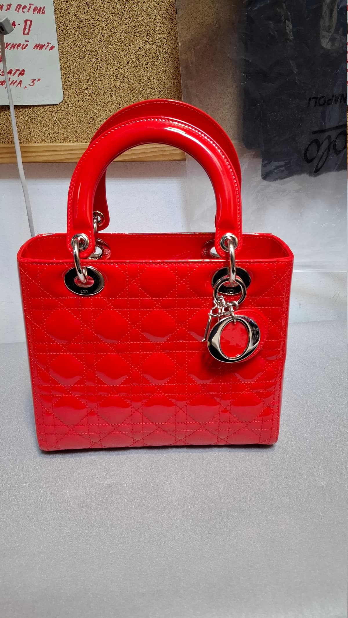 DIOR, Сумки, Красная сумка, фото 2