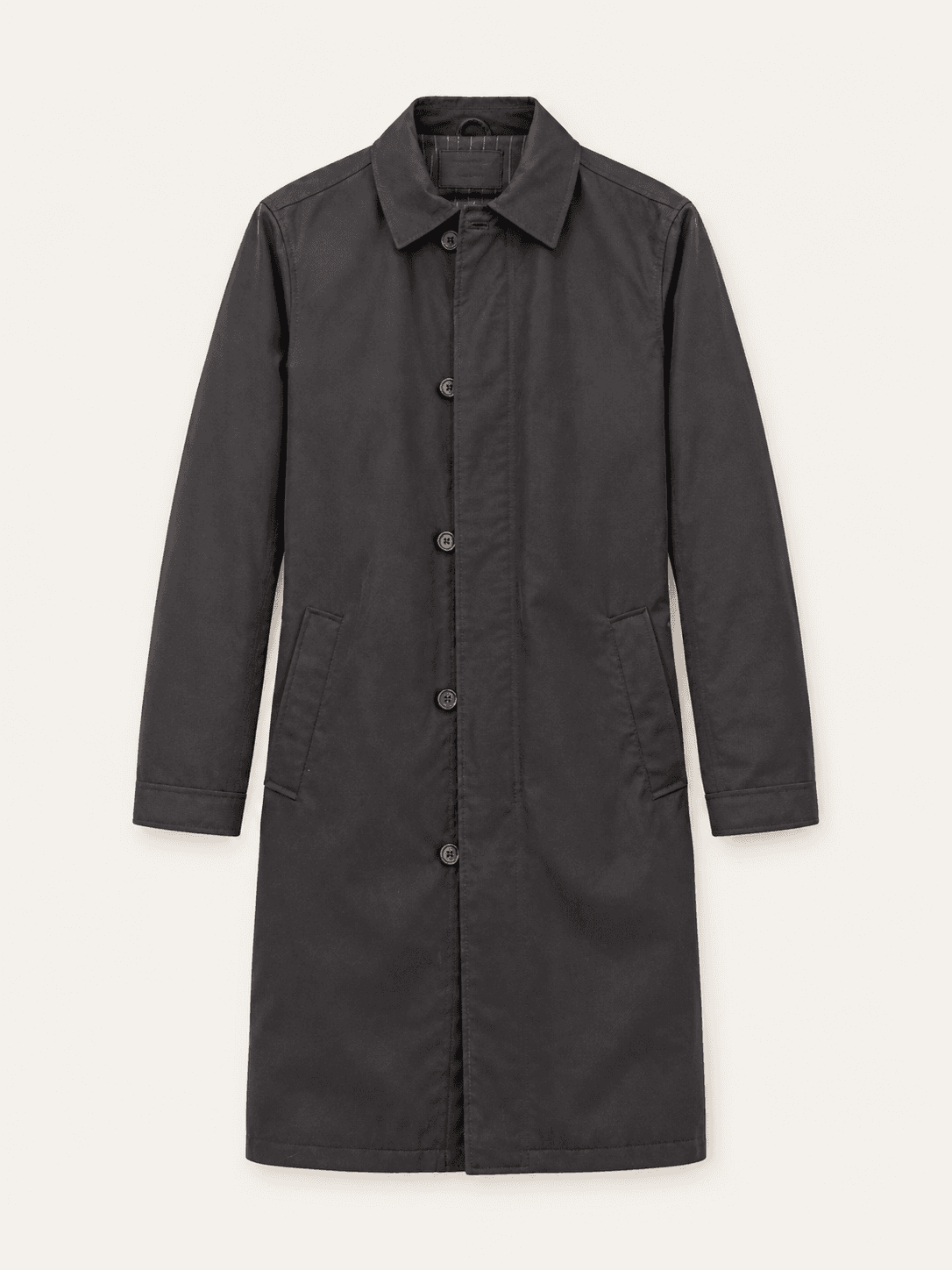 ERMENEGILDO ZEGNA, Пальто, Чёрное пальто, фото 1